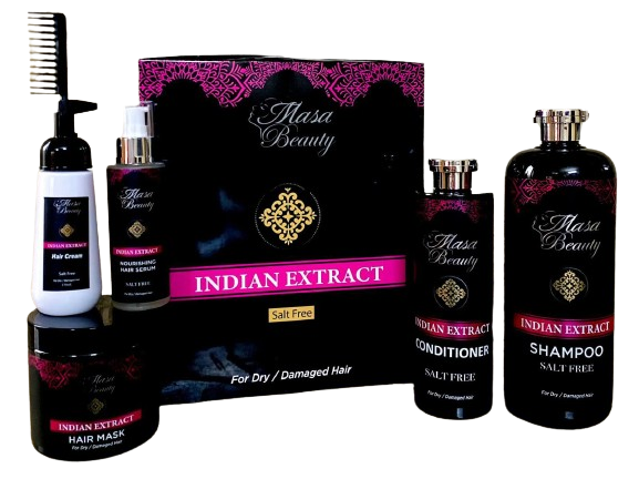 Indian oil hair set