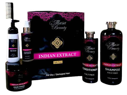Indian oil hair set
